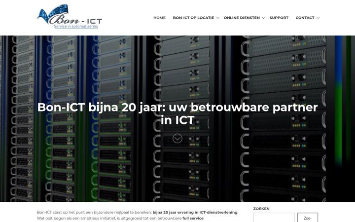 Screenshot of bon-ict.nl