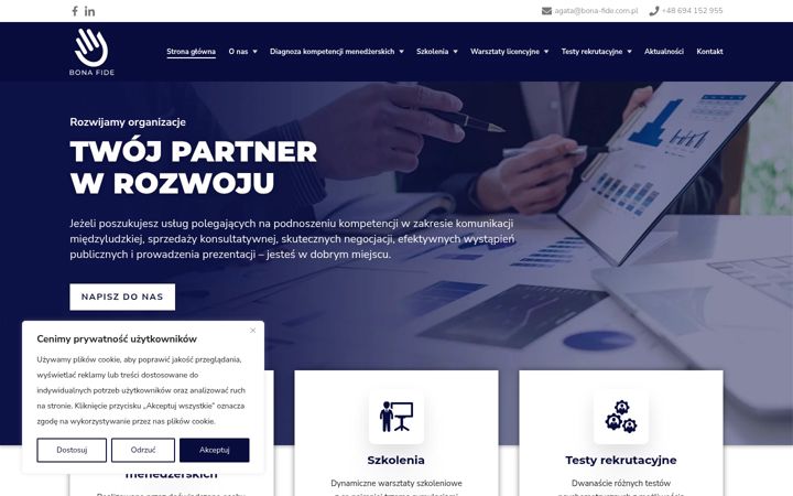 Screenshot von bona-fide.com.pl