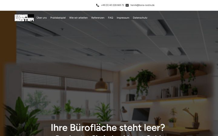 Screenshot of bona-nostra.de