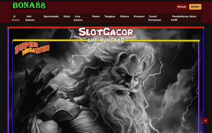 Screenshot of bona88.net