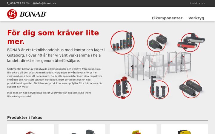 Screenshot of bonab.se