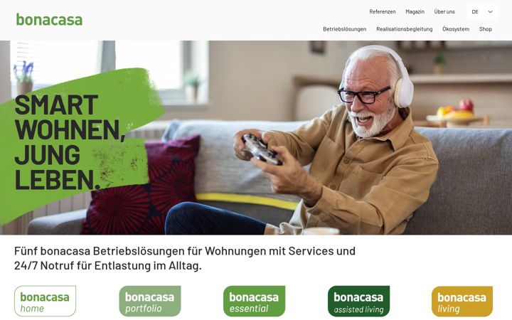 Screenshot ta' bonacasa.ch