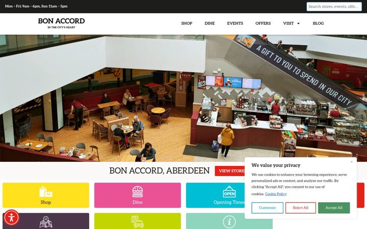 Zrzut ekranu bonaccordaberdeen.com