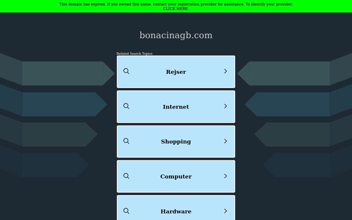 Screenshot of bonacinagb.com