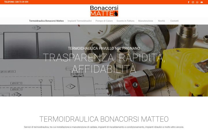 Screenshot of bonacorsimatteo.it