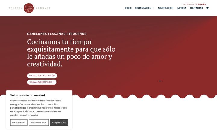 Screenshot of bonacuinaselecta.com