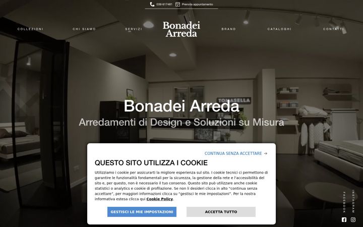 Screenshot of bonadeiarredaconcorezzo.com