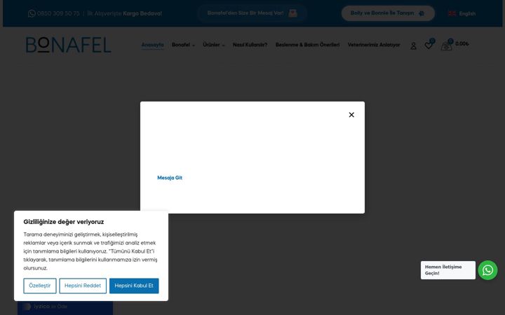 Screenshot of bonafel.com