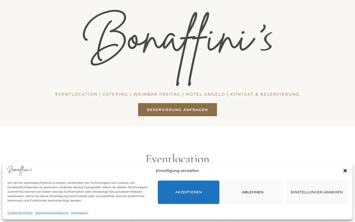 Screenshot of bonaffinis.de