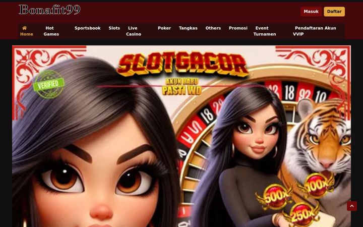 Screenshot of bonafit99.com