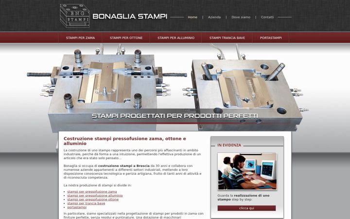 Screenshot of bonagliastampi.it