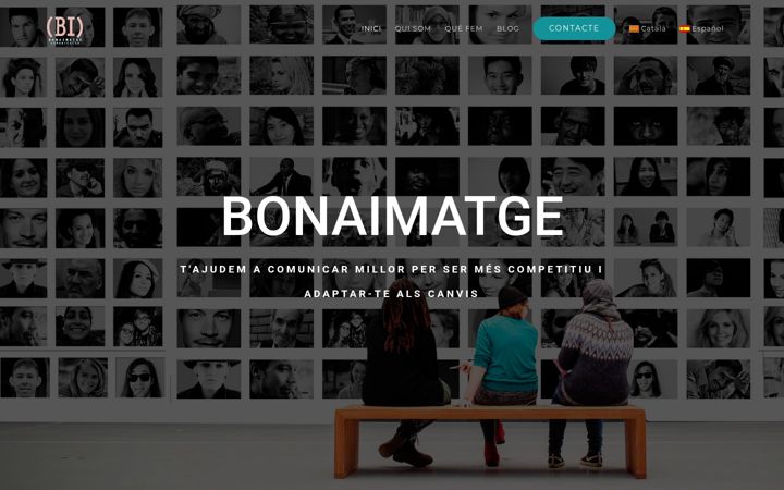 Screenshot of bonaimatge.com