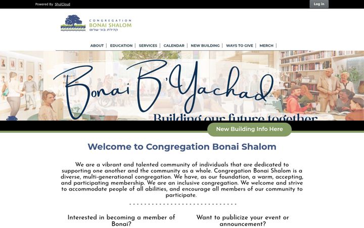 Screenshot of bonaishalom.org