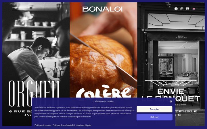 Snimka zaslona za bonaloi.com