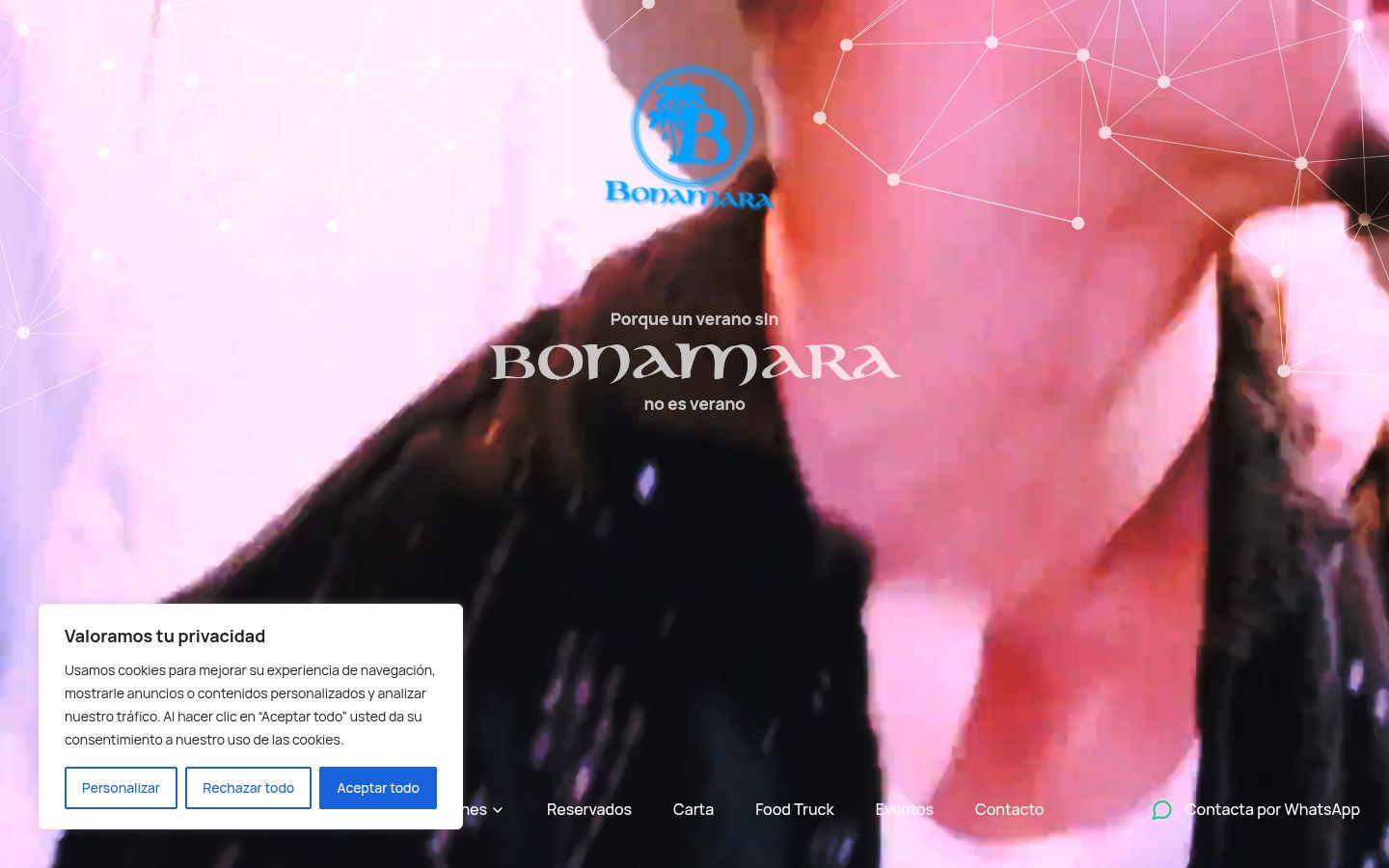 Screenshot van de toestemmingsbanner zoals getoond vóór enige interactie