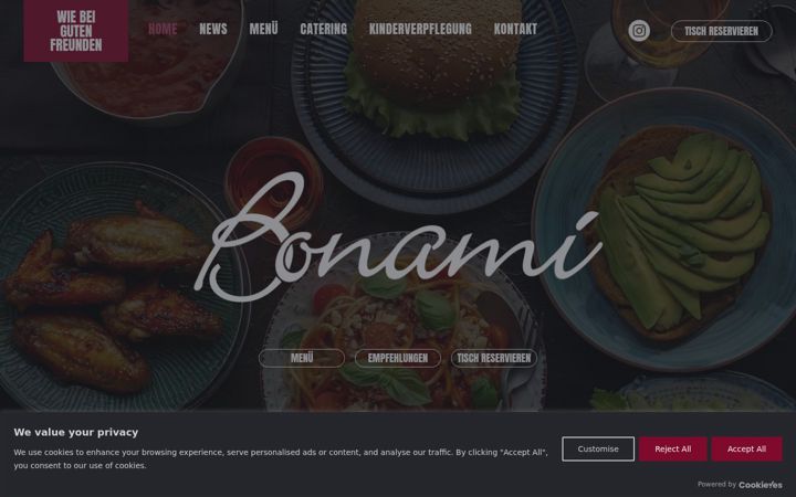 Screenshot of bonami-freilassing.de