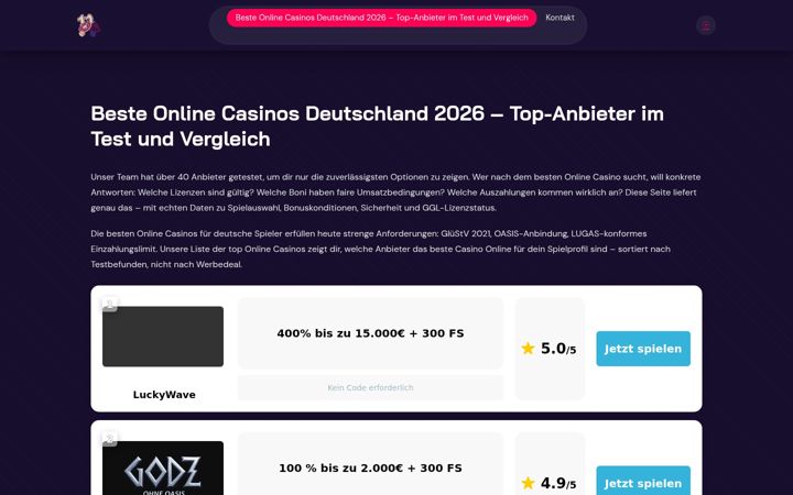 Screenshot του bonami.de
