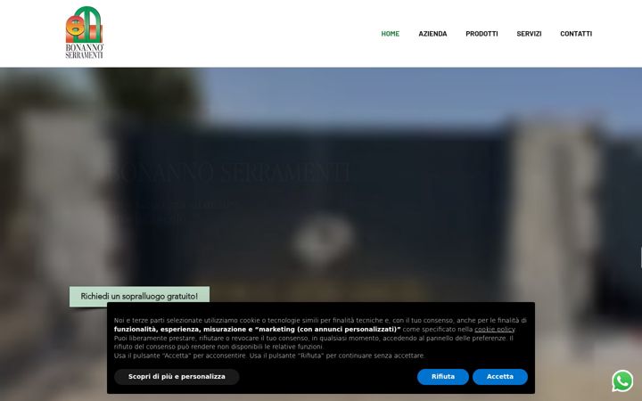 Screenshot of bonannoserramenti.com
