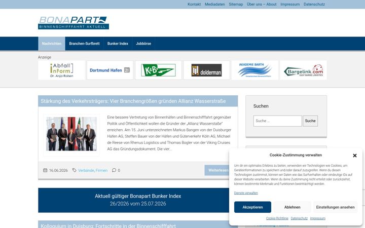 Screenshot of bonapart.de