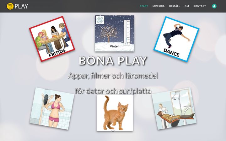 Screenshot of bonaplay.se