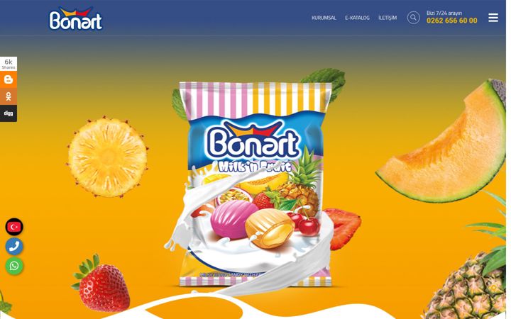 Screenshot of bonartfood.com