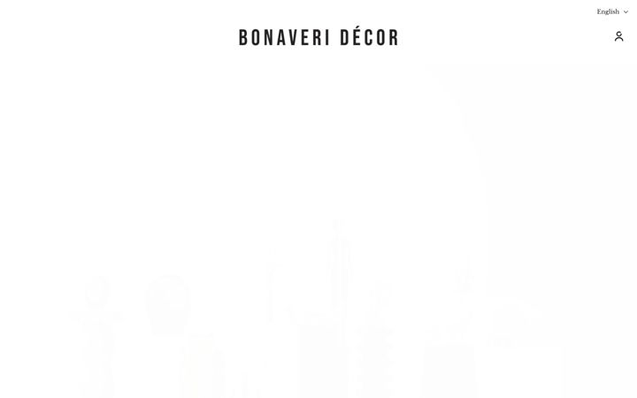 Posnetek zaslona bonaveridecor.com