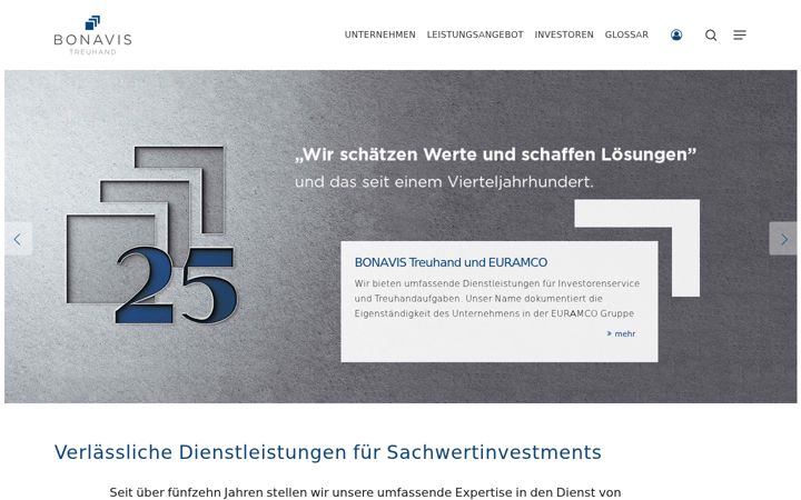 Screenshot ta' bonavis-treuhand.de