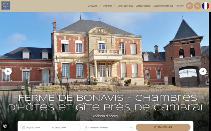 Screenshot of bonavis.fr