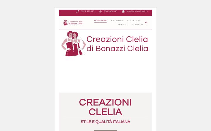 Skjermbilde av bonazziclelia.com