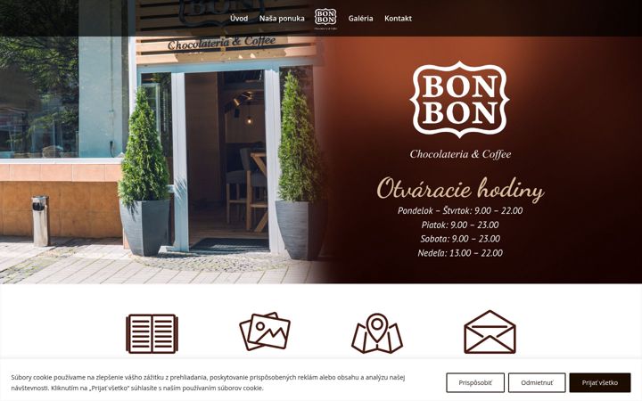 Screenshot of bonbonhumenne.sk