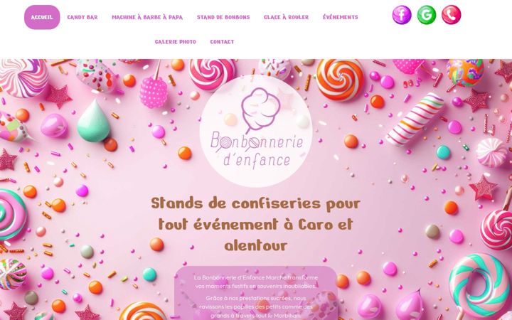 Screenshot of bonbonneriedenfance.fr