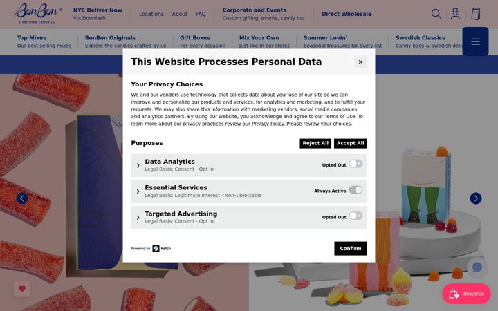 Screenshot of bonbonnyc.com