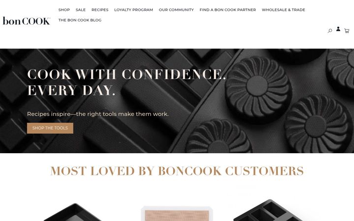 Screenshot of boncook.com