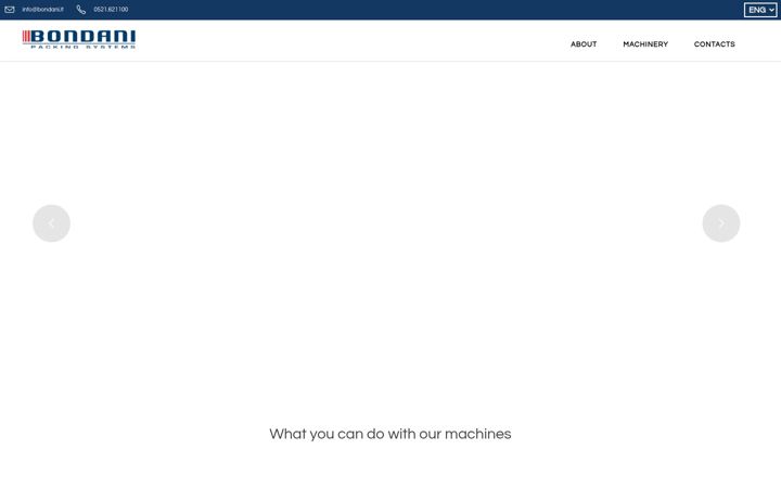 Screenshot of bondani.it