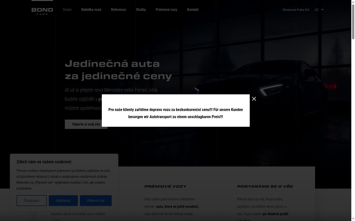 Zrzut ekranu banera zgody wyświetlanego przed jakąkolwiek interakcją