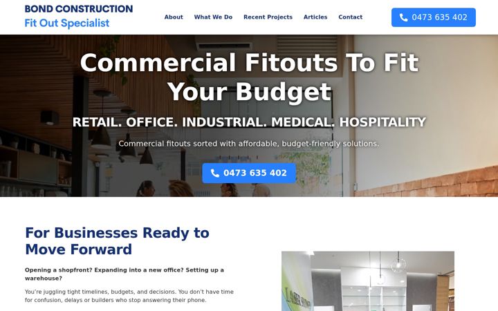 Képernyőkép: bondconstruction.com.au