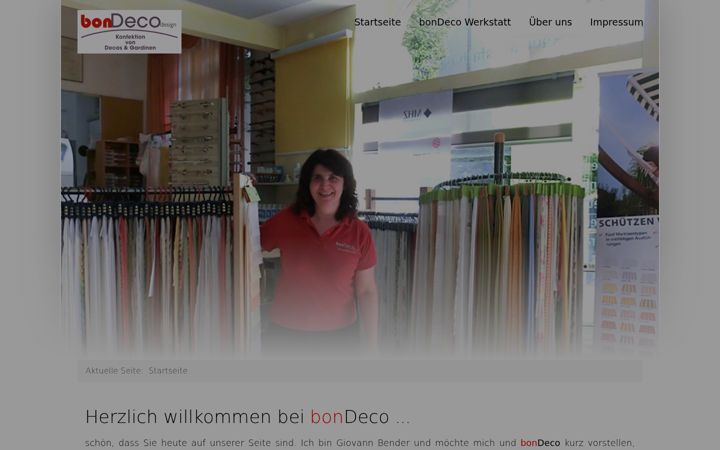 Capture d'écran de bondeco.de
