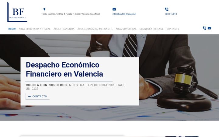 Screenshot of bonded-finance.net