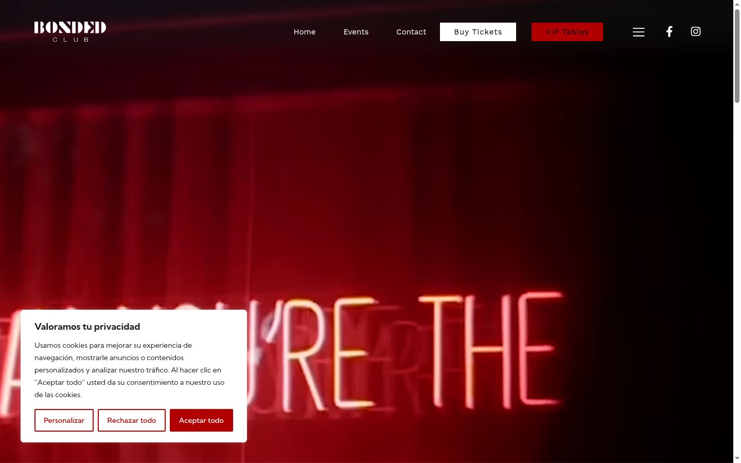 Screenshot του banner συγκατάθεσης που εμφανίστηκε πριν από οποιαδήποτε αλληλεπίδραση