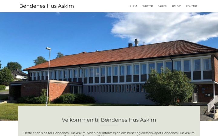 Screenshot of bondeneshusaskim.no
