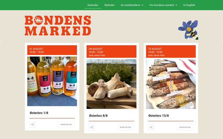 Screenshot of bondensmarked.dk