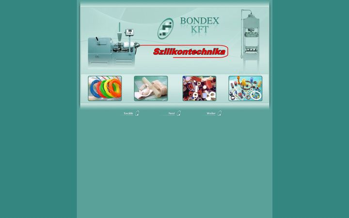 Screenshot of bondex.hu