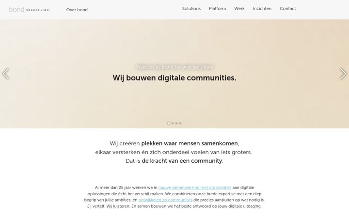 Capture d'écran de bondforwebsolutions.nl