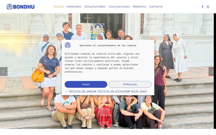 Screenshot of bondhuvoluntariado.es