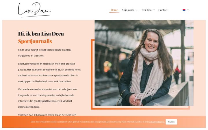 Screenshot of bondialisa.nl