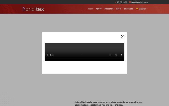 Screenshot stránky bonditex.com