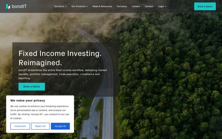 Screenshot von bonditglobal.com