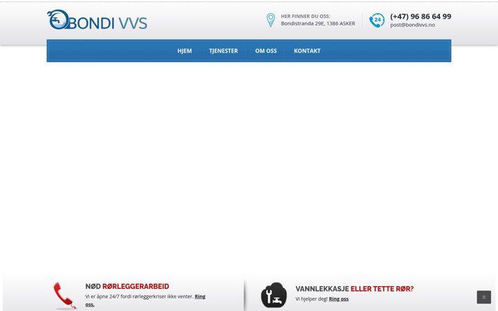 Screenshot von bondivvs.no