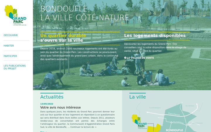 Screenshot ta' bondouflelegrandparc.fr