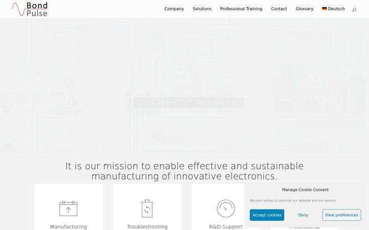 Screenshot of bondpulse.com